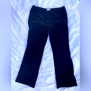 Isaac Mizrahi black velvet slacks size 14 like new pants